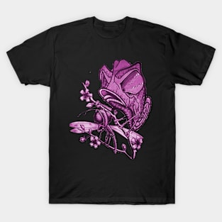 Chameleon Attack! New School Original Art Monochrome T-Shirt